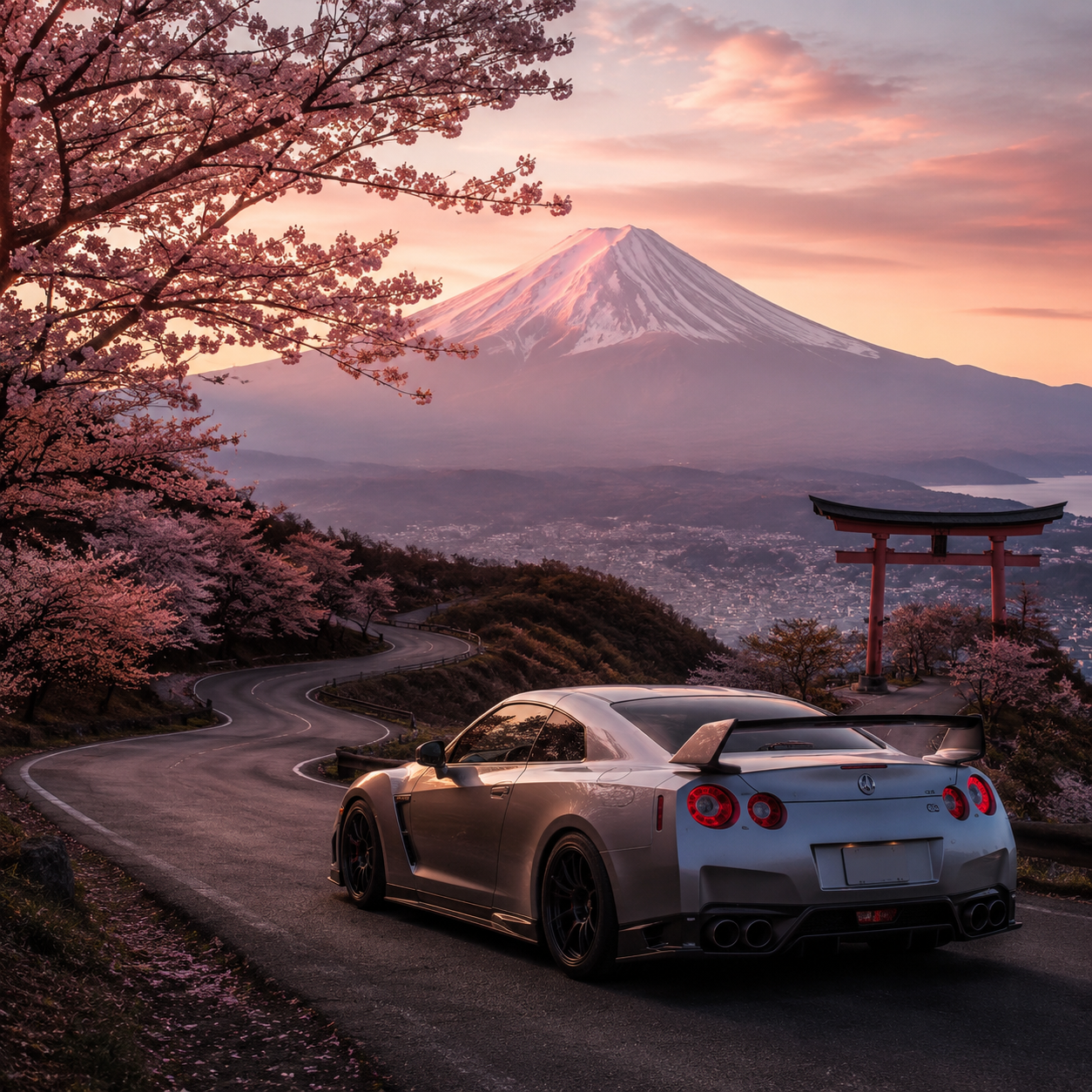 FH6 Japan Mt Fuji cherry blossom